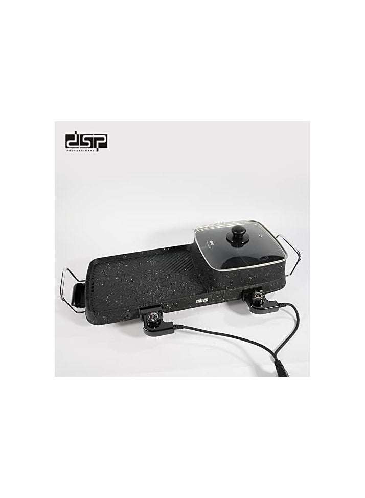 DSP DSP 2 in 1 BBQ Electric Grill for Non-Stick 2500W - Image 4