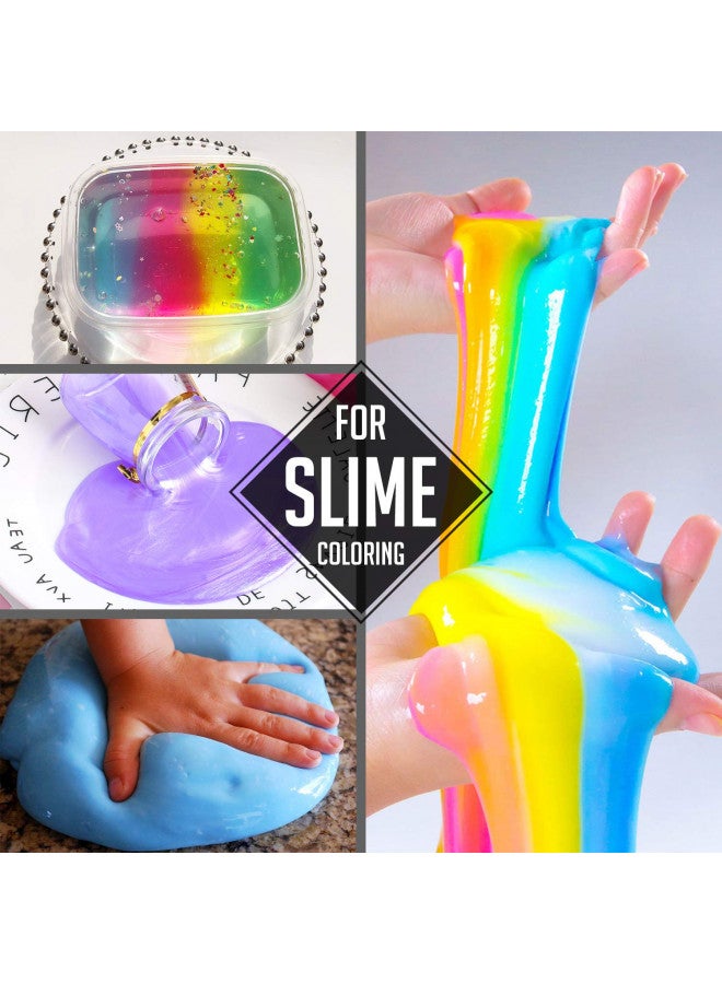 Vividye مجموعة ألوان الطعام - 24 لون زاهي لمجموعة ألوان الطعام للخبز، تزيين الكعك، الفوندان، البسكويت والماكرون - صبغة طعام سائلة بلا طعم لصنع الحرف اليدوية - زجاجات سعة .25 أونصة سائلة - Image 4