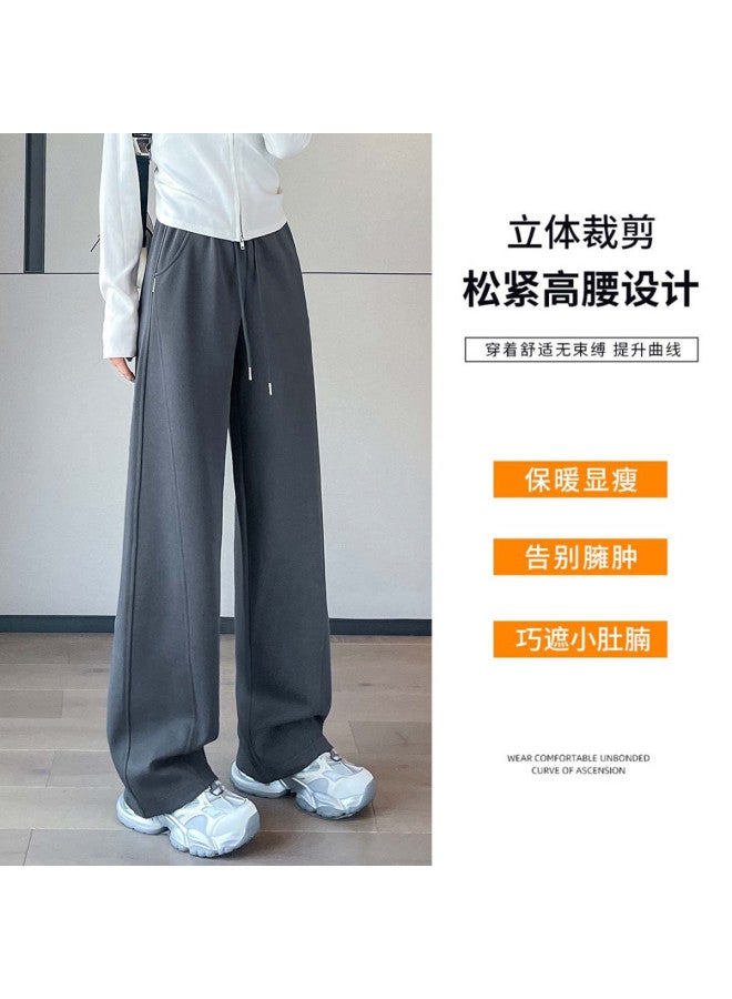 Hstyle Slim-fit Banana Wide-leg Pants For Women - 2025 Spring/fall Collection, Optional Extended Length, Loose Comfortable Athletic Tapered Pants, Slimming & Versatile Casual Trousers - Image 5