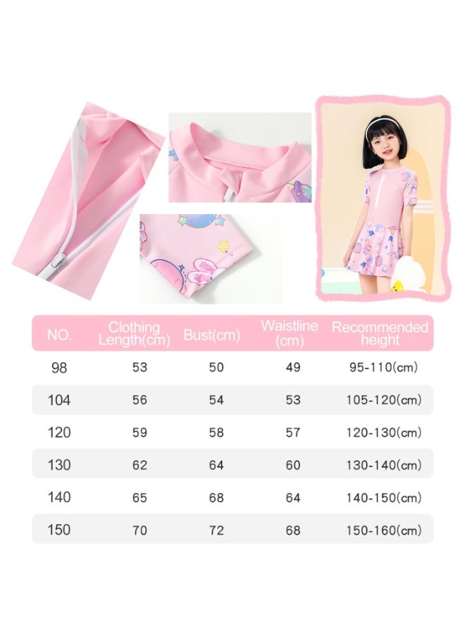 Bluejw One Piece Swimwear, Swimsuit with Zipper for Kids, Swimming Costume Suit Surfing Swimming Age 3-14 Years - Image 5