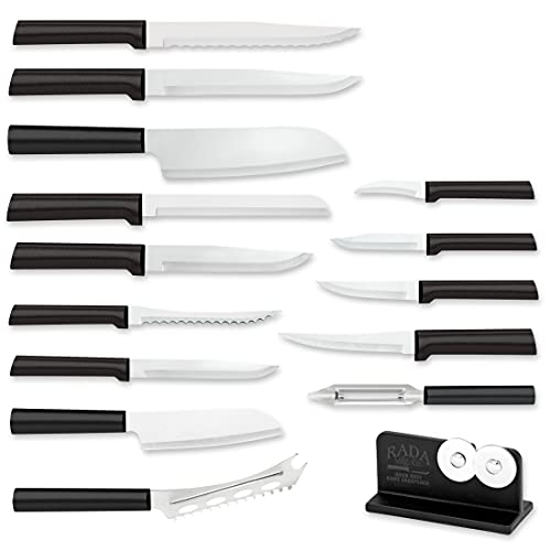RADA Cutlery Ultimate 15-Piece Gift Set, Black Handle - Image 1