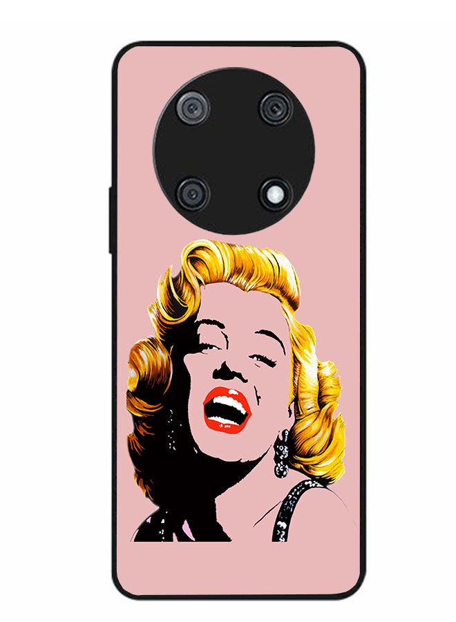 TPU Protection and Hybrid Rigid Back Cover Case Drawn Marilyn for Huawei nova Y90