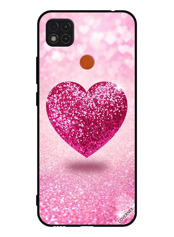 Covernex Protective Case Cover For Xiaomi Redmi 9C Soft Glitter Heart  - Image 1