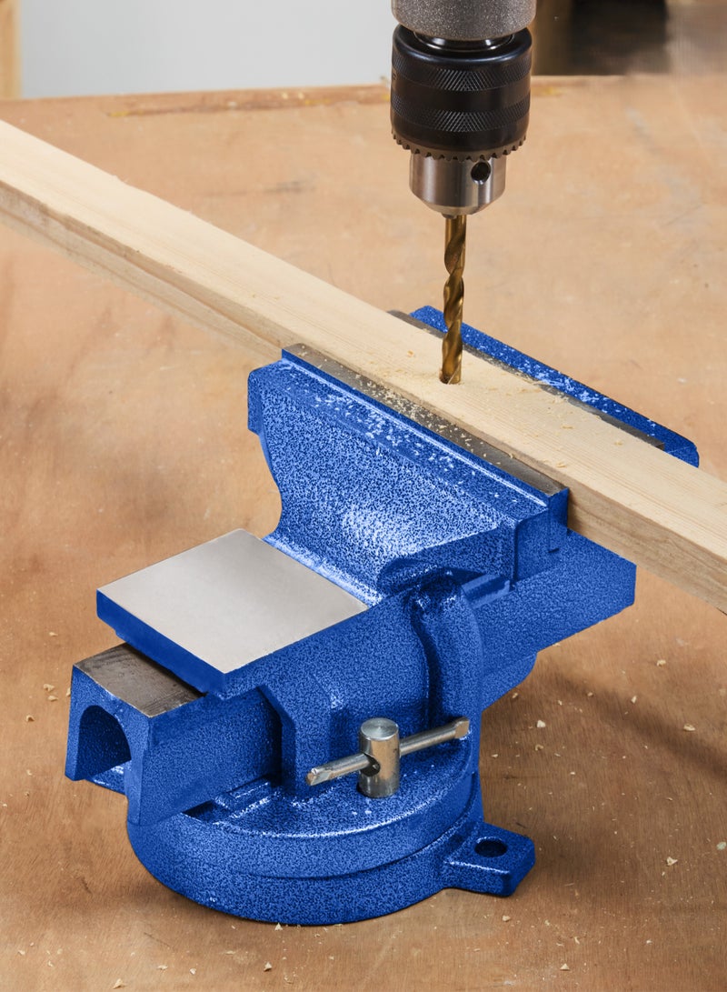 LAWAZIM Pro7 Bench Vice - Heavy-Duty Durable Bench Vise Clamp with Secure Jaw Fixed Base and Quick-Release Mechanism - for Precision Metalworking Woodworking DIY Projects and Workshop Tasks - Image 5