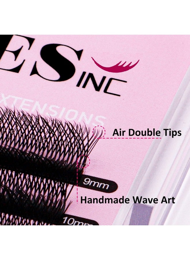 VEYES INC Yy Lash Extensions Tray C D Curl 915Mm Mixed Length Premade Volume Eyelash Fansprofessional Lash Extension Suppliesmatte Black(5Dw 0.07 Ccurl 915Mm) - Image 2