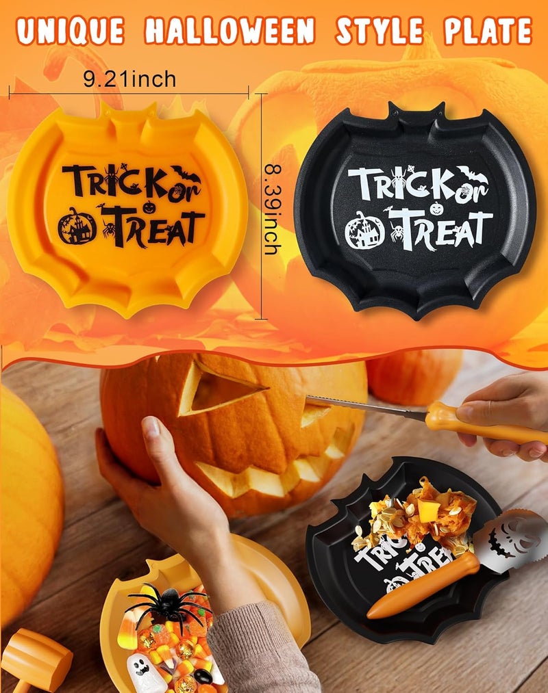Roohiseng Pumpkin Carving Kit Tools for Kids, Halloween Cookie Cutters Set Stainless Steel, Safe Pumpkin Carving Stencils DIY Halloween Decoration Jack O Lanterns (27) - Image 4