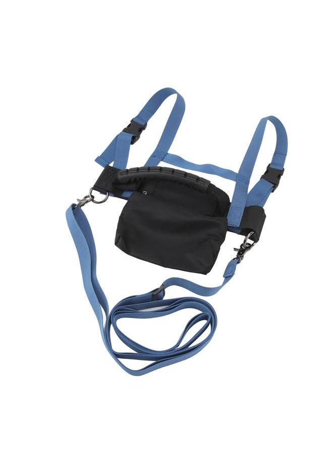 Ski Snowboard Harness with Leash Bag Nylon Adjustable Speed Control Teaching Ski Training Equipment for Kids Skiing Training