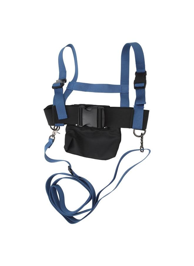 Ski Snowboard Harness with Leash Bag Nylon Adjustable Speed Control Teaching Ski Training Equipment for Kids Skiing Training