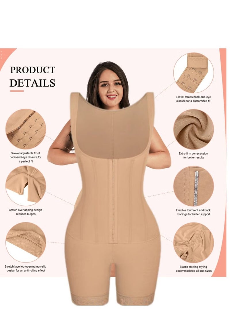 Body Sculpting Compression Garment With Three Front Clips for Control and Compression After Childbirth and Other Occasions - Image 5