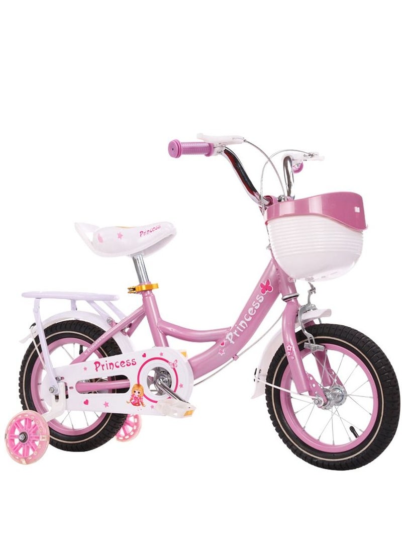 Cool Baby 12 Inch Princess Bikes Bicycles With backseat  - Image 2