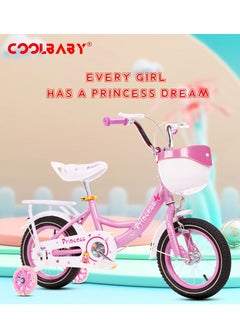 Cool Baby 12 Inch Princess Bikes Bicycles With backseat  - Image 5
