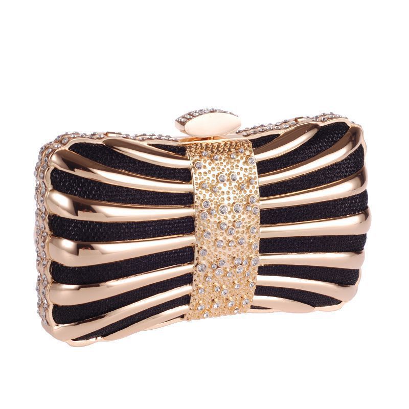 Evening Bag Alloy Diamond-Encrusted Evening Banquet Bag Ruili Women'S Bag Small Square Bag Chain Women'S Bag 158 - Image 5