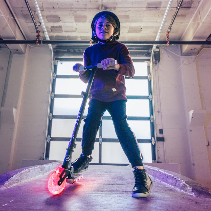 AERO MOBILITY Aero C2 Wheel Kick Scooter for Kids Ages 5-7 or 5-8 or 6-10 or 6-12 with Dynamic Lights, Scooters for Boys and Girls 6 Years and up, with Light up Wheels and Deck - Image 5