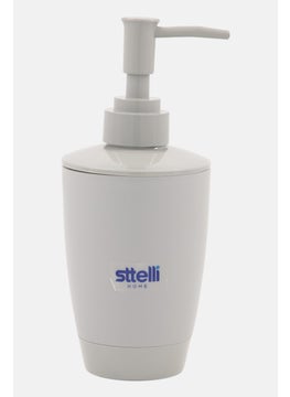 Sttelli Kaleidoscope Plastic Liquid Soap Dispenser, Grey  - Image 1