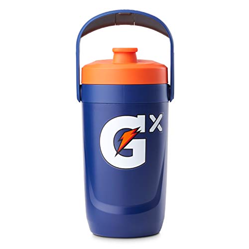 Gatorade Gx Performance Jug, 64oz, Leakproof, Non Slip Grip, Great for Athletes, Navy - Image 1