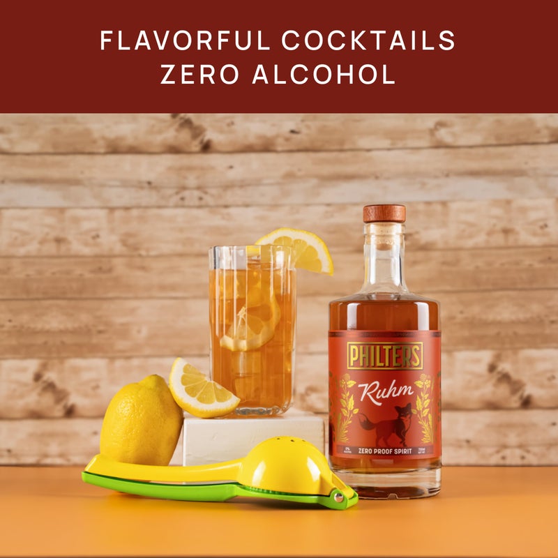 Philters Non-Alcoholic Ruhm, Zero Proof Rum Spirit, Alternative Drink Made in USA, All Natural Flavors, 25 Fl Oz - Image 5