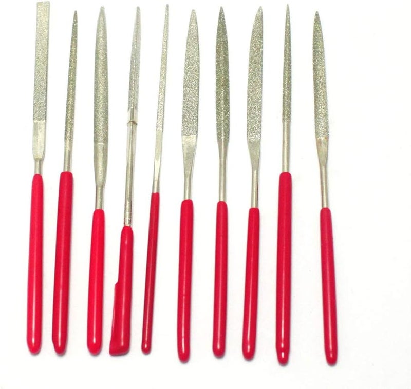 Oudtinx Mini Diamond Needle File Set (10 Piece),2mm x 100mm - Image 4