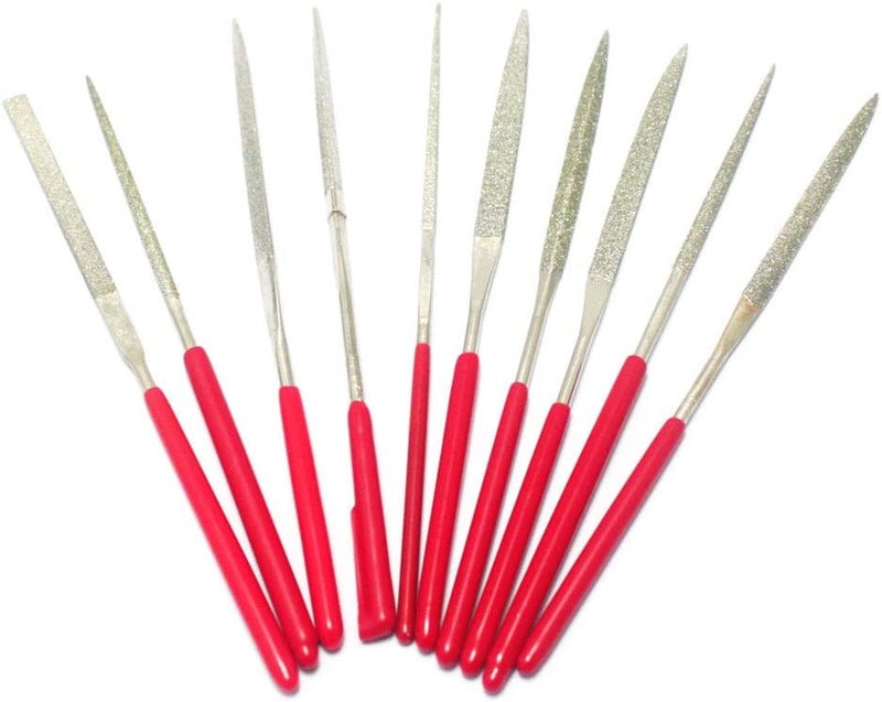 Oudtinx Mini Diamond Needle File Set (10 Piece),2mm x 100mm - Image 3