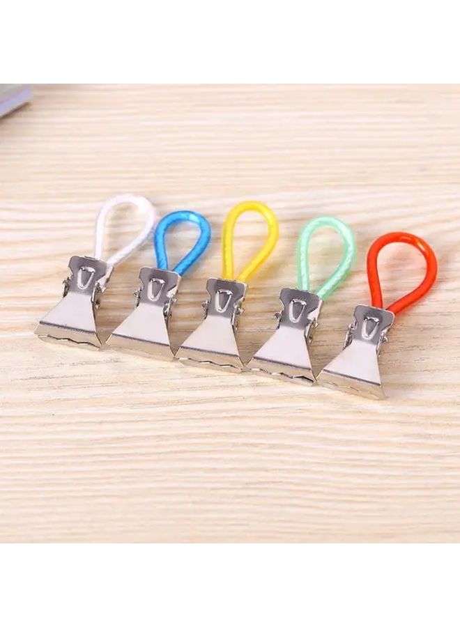 10pcs Yellow Adhesive Hanging Towel Clips Heavy Duty Wall Mounted Bathroom Kitchen Holder - Image 3