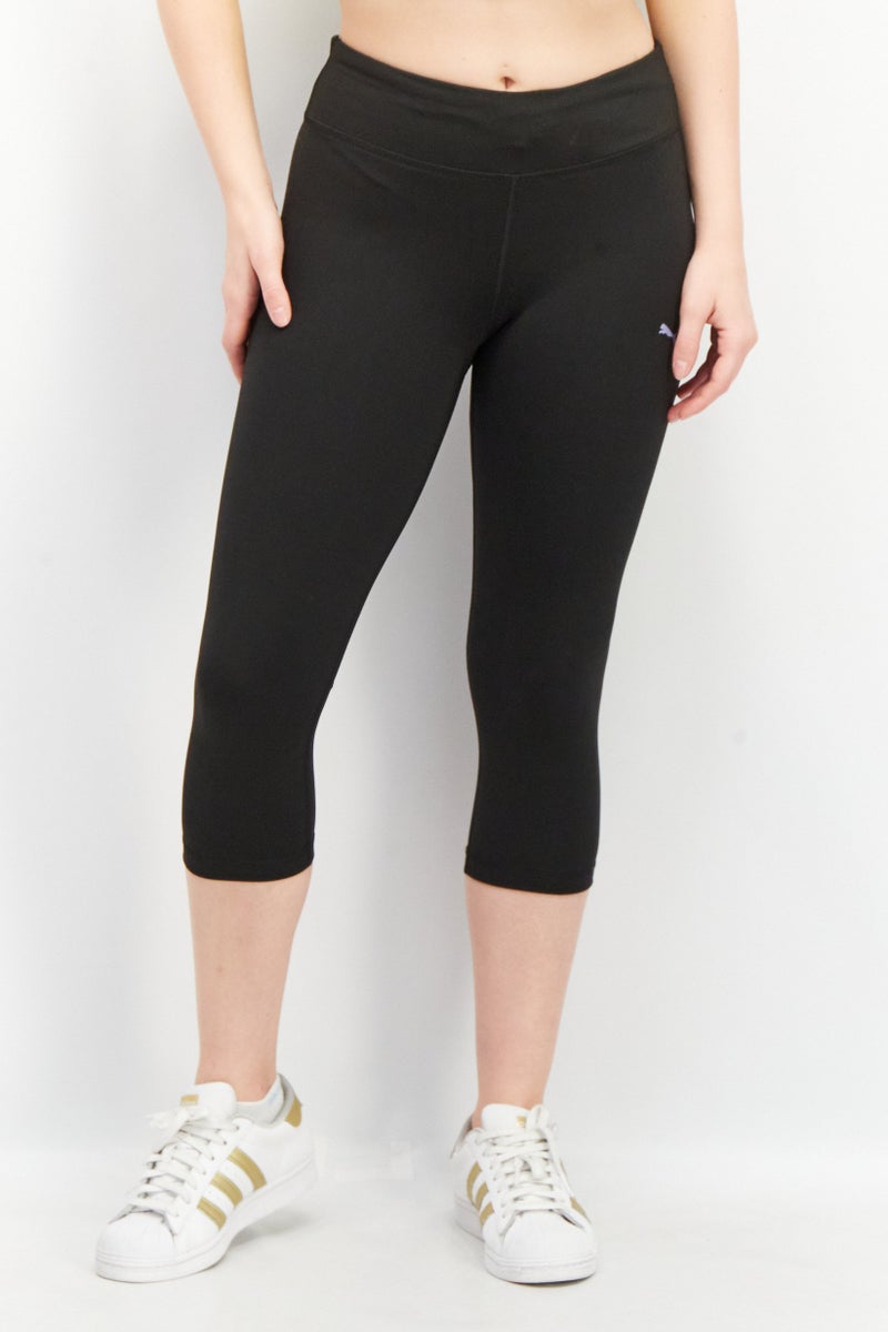 PUMA Women Sportswear Fit 3/4 Core Running Tight, Black  - Image 1