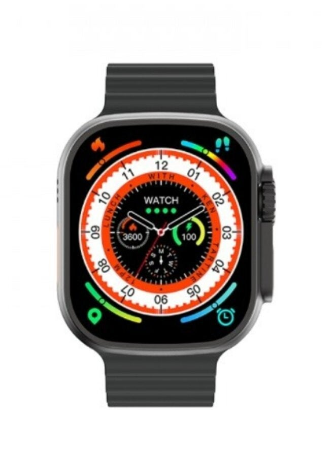 QUFEX Ultra Smart Watch 2.1" LED Display Compatibility IOS6+Android 5 Black - Image 1