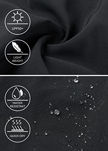 Libin Men's Lightweight Joggers Quick Dry Cargo Hiking Pants Track Running Workout Athletic Travel Golf Casual Outdoor, Black XL - Image 4