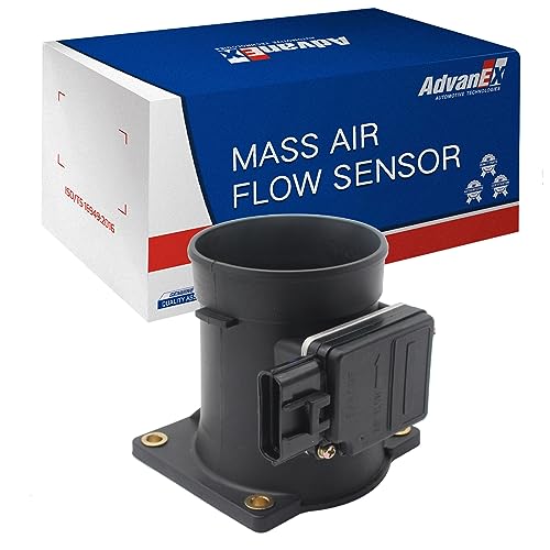 AdvanEX Mass Air Flow Sensor MAF Compatible with 1996-2002 Ford Crown Victoria/1996-2002 Lincoln Town Car/1996-2002 Mercury Grand Marquis Replace OE AFLS-123RM AFH70-11 86-9540 - Image 1