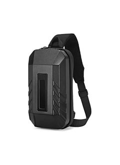 Ozuko 9499S Waterproof Backpack With LED Version Optional And External USB Interface - Black