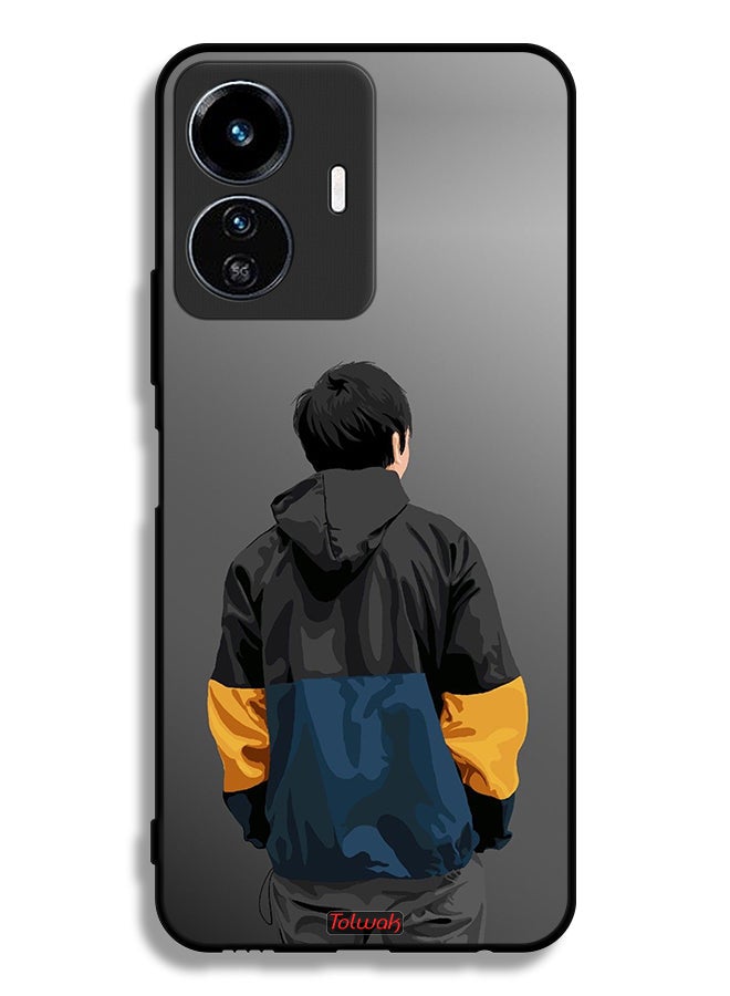 Tolwak Vivo Y77e 5G Protective Case Cover Boy Portrait Art - Image 2