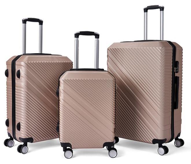 LIMRA A travel bag set consisting of 3 luggage bags gold/black - Image 1