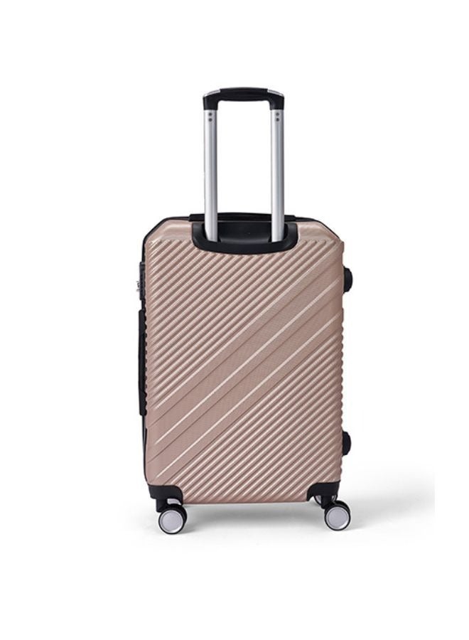 ليمرا طقم شنط سفر مكون من 3 حقائب أمتعة لون ذهبي / أسود - Image 3