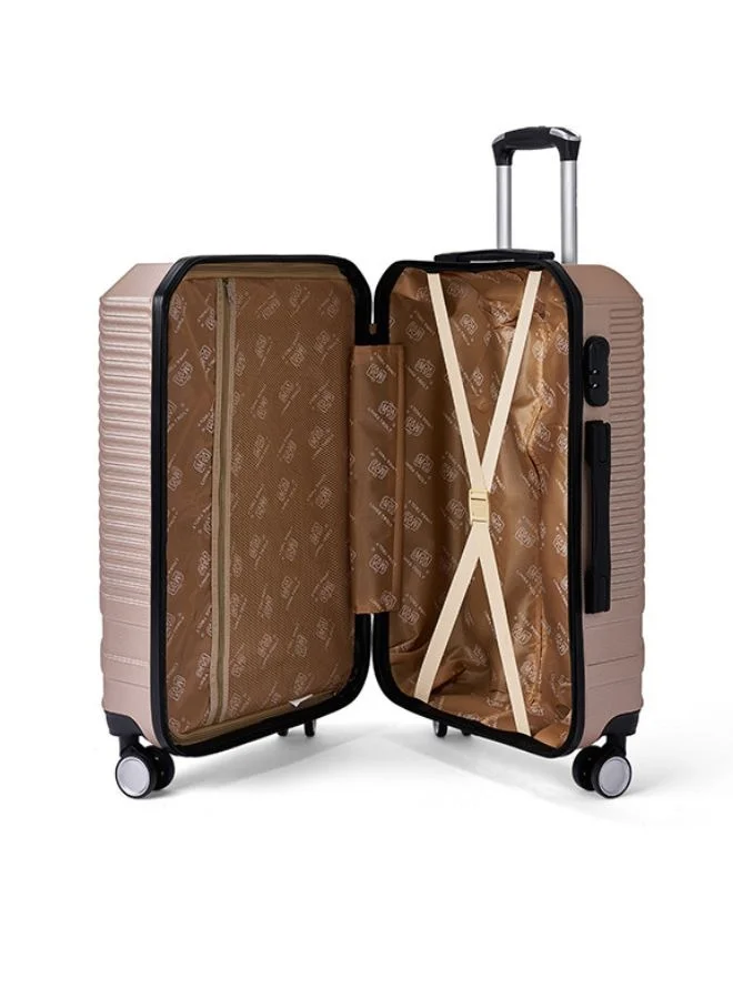 LIMRA A travel bag set consisting of 3 luggage bags gold/black
