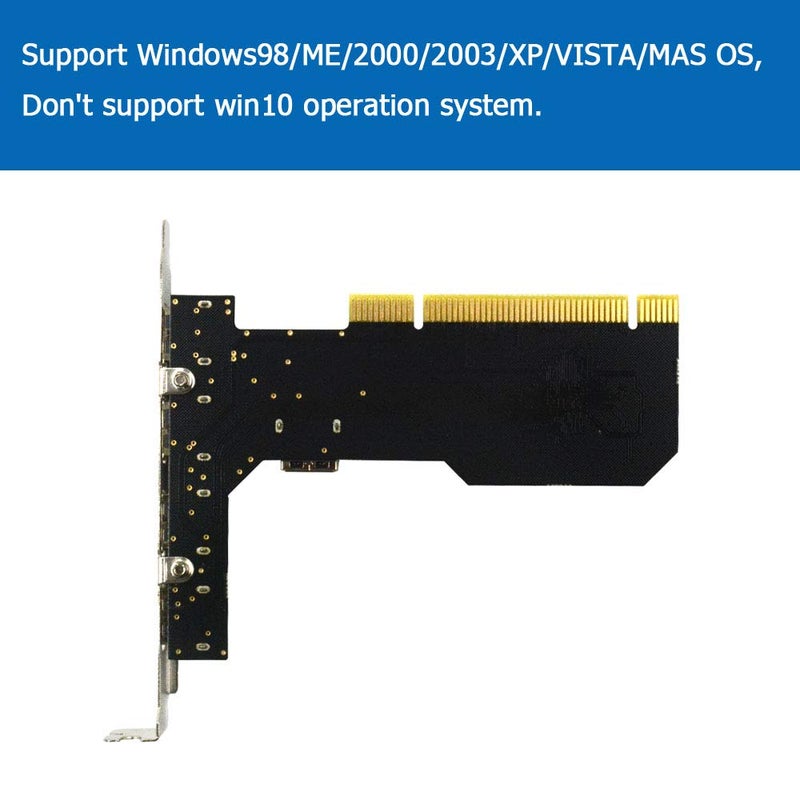 GODSHARK Internal USB 2.0 PCI Card, 5 Port (4 External & 1 Internal) PCI Expansion to USB 2 Adapter Hub Controller, High Speed 480Mbps for Desktop - Image 3