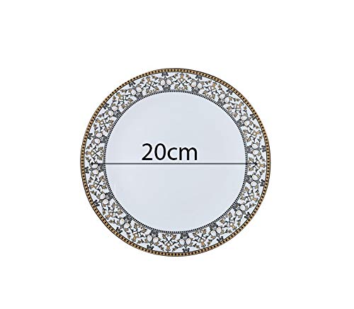 Laopala Opalware Quarter Plate Set of 6 Pcs Moraccan Gold Small - Image 4