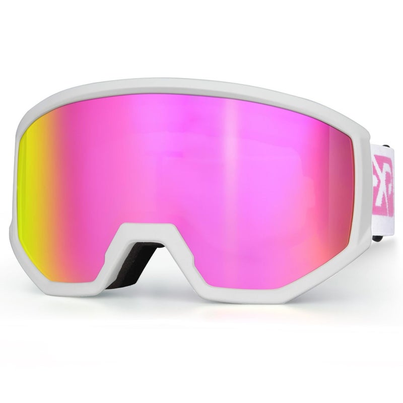 EXP VISION Ski/Snowboard Goggles, Anti-Fog Snow Goggles for Men & Women - Perfect for Skiing, Snowboarding & Winter Sports - Image 1