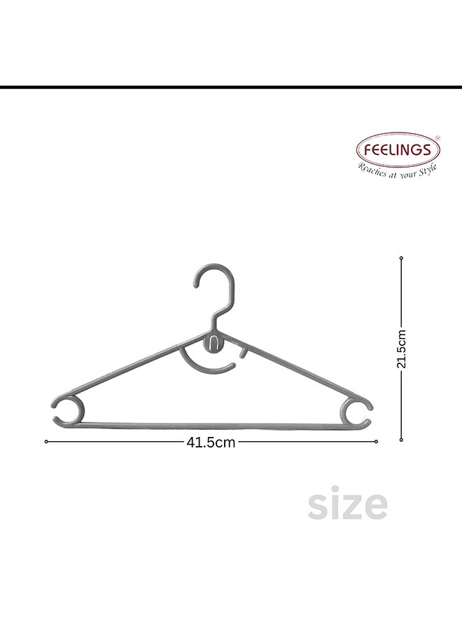 Feelings Feelings Hanger Plastic Arch Grey 24 Pcs Set  - Image 2