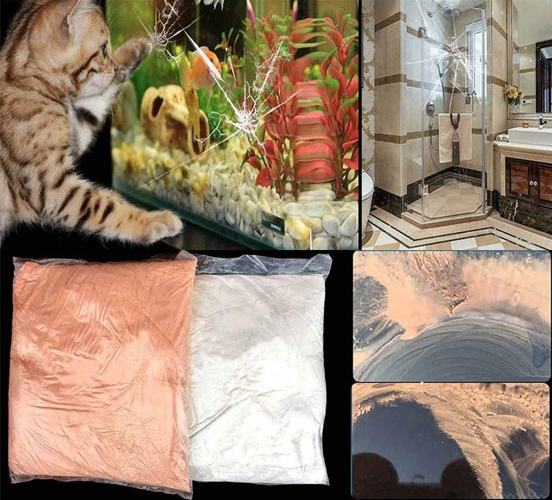 DIY Crafts 100 Grm, Pink, Composite Polishing Tero Cerium Oxide Powder Office Ceramic Tiles Windows Mirror Home Office Window Balcony Look Old Glass Cleaning Powder Recov (100 Grm, Pink) - Image 1