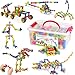 Afomida 170 Pcs STEM Building Toys for Kids Ages 48 Building Blocks Educational Construction Engineering Building Kit for Ages 3 4 5 6 7 8 9 Year Old Creative Kids Games Christmas Birthday Gifts Boys Girls - Image 2