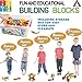 Afomida 170 Pcs STEM Building Toys for Kids Ages 48 Building Blocks Educational Construction Engineering Building Kit for Ages 3 4 5 6 7 8 9 Year Old Creative Kids Games Christmas Birthday Gifts Boys Girls - Image 3