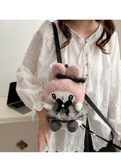 Sanrio New bow Melody doll bag plush bag backpack crossbody bag children's handbag  - Image 3