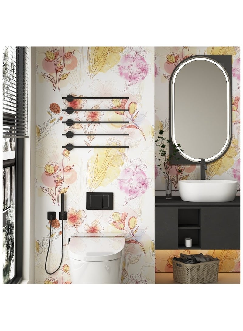 Anna Eco-friendly Moisture-Resistant and Oil-Proof Self-Adhesive Wallpaper with Colorful Patterns for Home Decoration - Image 3