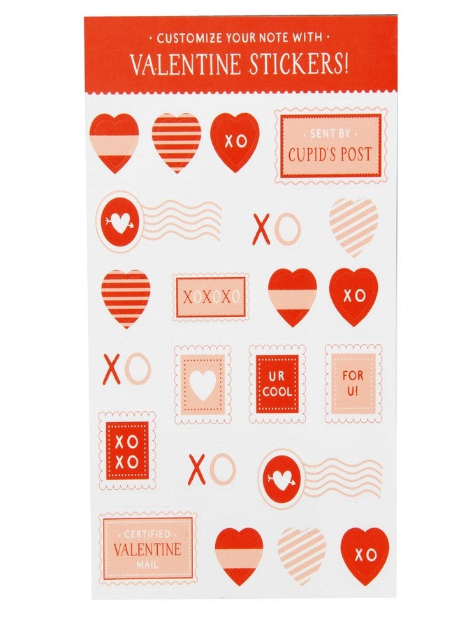 SCS Direct 24 Pack Pink Cat Valentine's Day Card & Sticker Set for Kids - I Think You're Purrrfect Valentine! - Cute Kitten Design - School Classroom Valentine Exchange Parties for Girls & Boys - Ages 4+ - Image 5