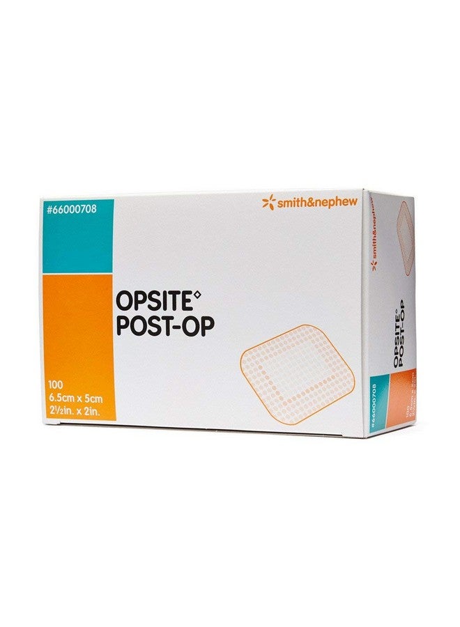 smith and nephew Opsite Post-Op Waterproof Dressing, Size - 6.5cm x 5cm pack of 25 - Image 2