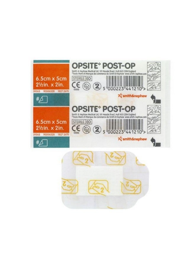 smith and nephew Opsite Post-Op Waterproof Dressing, Size - 6.5cm x 5cm pack of 25 - Image 1