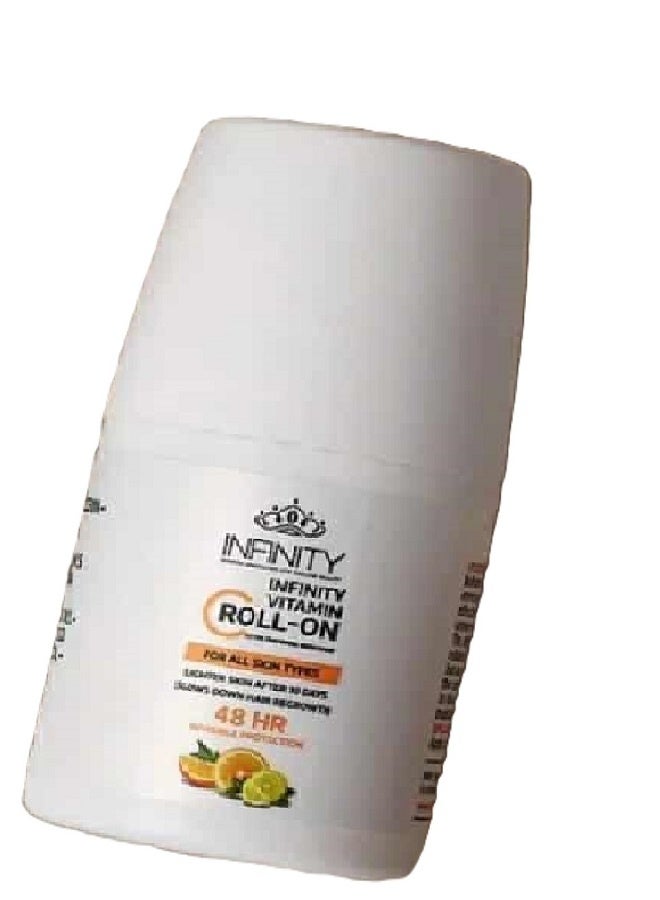 إينفينيتي مزيل عرق رول أون بفيتامين سي لتفتيح إضافي للبشرة 50 مل