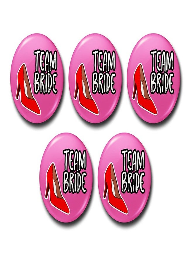 AlterEgo Team Bride Pin Badges (Pack of 5) - Image 1