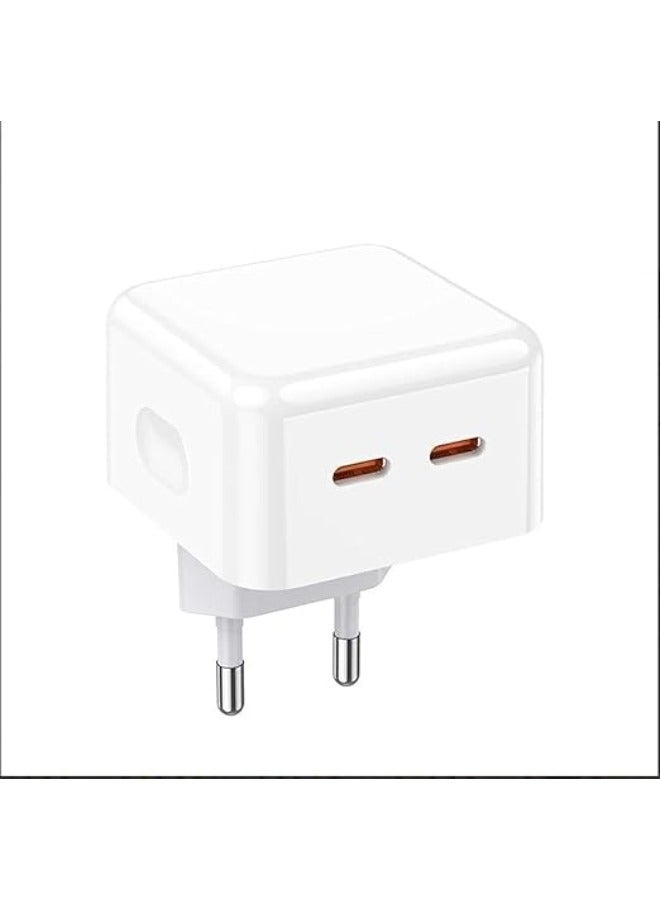 Borofone fast charger with three power delivery technology, 20 watts, Ba76A white color