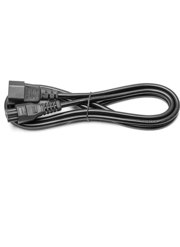 DKURVE - IEC 320 C14 to C5 Adapter Converter C5 to C14 AC Power Cable 0.2M - Image 1