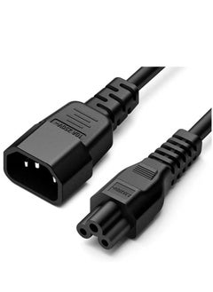 IEC 320 C14 to C5 Adapter Converter C5 to C14 AC Power Cable 0.2M