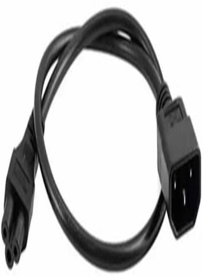 DKURVE - IEC 320 C14 to C5 Adapter Converter C5 to C14 AC Power Cable 0.2M - Image 1